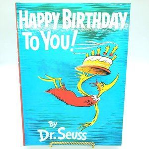 Dr. Seuss Hardback Book "Happy Birthday to You!" Random House 1987 Looks New